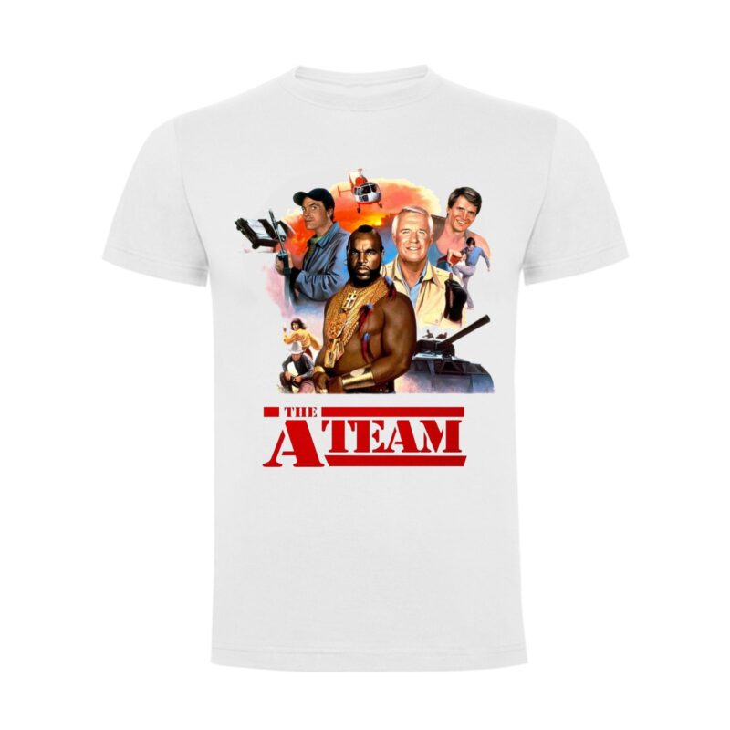 camiseta a team blanco